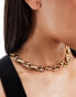 Фото #3 товара Mango flat link chain necklace in gold