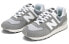 Фото #3 товара Кроссовки беговые New Balance NB 574 спортивные для мужчин и женщин, серый белый