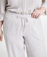 Plus Size Gauze Drawstring Pants, Created for Macy's