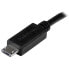 Фото #3 товара StarTech.com USB OTG Cable - Micro USB to Micro USB - M/M - 8 in. - 0.203 m - Micro-USB B - Micro-USB B - Black