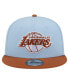 Men's Light Blue/Brown Los Angeles Lakers 2-Tone Color Pack 9fifty Snapback Hat