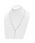 ფოტო #2 პროდუქტის Polished Triangles Cable Chain Necklace Y Necklace