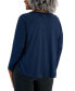 ფოტო #2 პროდუქტის Plus Size Essentials Long Sleeve T-Shirt, Created for Macy's