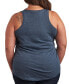 ფოტო #2 პროდუქტის Key West Athletic Plus Size Graphic Tank