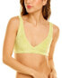 Фото #1 товара Donni. Terry Bralette Women's Green Xxs