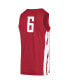 Men's #6 Crimson Washington State Cougars Replica Basketball Jersey