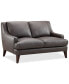 Фото #1 товара Collyn 59" Modern Leather Loveseat, Created for Macy's