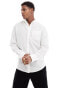 Фото #1 товара French Connection linen long sleeve smart shirt in white