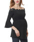 ფოტო #2 პროდუქტის Maternity Arya Off-the-Shoulder Top