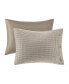 Фото #5 товара Одеяло Clean Spaces mara с вафельным плетением 3-х предметный набор на душевую комнату, Король/Калифорния Кинг