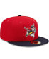 Головной убор New Era мужской красный, темно-синий Portland Sea Dogs Marvel x Minor League 59FIFTY Red, Navy, 7 1/8 - фото #4