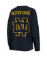 ფოტო #4 პროდუქტის Women's Navy Notre Dame Fighting Irish The Big Shirt Oversized Long Sleeve T-shirt