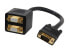 Фото #1 товара StarTech.com VGASPL1VV 1 ft. VGA to 2x VGA Video Splitter Cable - M/F