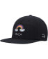 Men's Black Rainbow Connection Snapback Hat