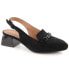 Фото #1 товара Suede high-heeled sandals M.Daszyński W SAN36A, black