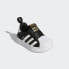 TD婴童 adidas originals Superstar 360 舒适耐磨 低帮板鞋 黑白