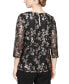 Фото #2 товара Embroidered Sequin 3/4-Sleeve Top