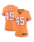 Фото #3 товара Women's Devin White Orange Tampa Bay Buccaneers Throwback Game Jersey