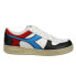 Фото #1 товара Diadora Magic Basket Low Icona Lace Up Mens Black, Blue, Red, White Sneakers Ca