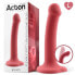 Фото #1 товара Bouncy Liquid Silicone Dildo Hiper Flexible 7.5 - 19 cm Size L Burgundy