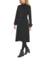 Фото #3 товара Women's Double-Breasted Belted Wool Blend Trench Coat