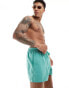 ASOS DESIGN swim shorts in short length in teal