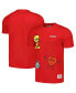 ფოტო #1 პროდუქტის Men's and Women's Red Looney Tunes Positive Energy T-shirt
