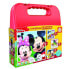 EDUCA BORRAS Mickey Mouse Progressive Puzzles Suitcase