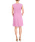 Фото #2 товара Women's Asymmetric-Neck Twist-Shoulder A-Line Dress