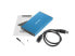 natec Rhino GO - HDD/SSD enclosure - 2.5" - Serial ATA III - 6 Gbit/s - USB connectivity - Blue