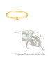 ფოტო #2 პროდუქტის Gold Crystal Belt Bangle Bracelet