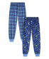 ფოტო #1 პროდუქტის Little Boys 2 Pack Pajama Pants Set, 2 Pieces