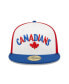 Фото #4 товара Men's White Vancouver Canadians Blue Theme Night 59FIFTY Fitted Hat