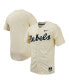 Фото #1 товара Men's Cream Ole Miss Rebels Replica Full-Button Baseball Jersey