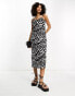 Фото #8 товара Vila cami maxi dress in zebra print