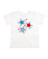 ფოტო #1 პროდუქტის Little and Big Girls Patriotic Star Short Sleeve T-Shirt