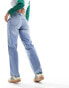 Cotton On low rise straight leg jeans in bleach wash blue denim GLOCKENBLAU, 40 - фото #3