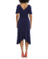 ფოტო #2 პროდუქტის Women's Handkerchief-Hem Flutter-Sleeve Dress