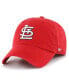 Фото #3 товара Men's Red St. Louis Cardinals Franchise Logo Fitted Hat