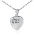 Stainless Steel Cremation Pendant