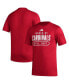 Фото #1 товара Men's Red Louisville Cardinals AEROREADY Pregame T-shirt
