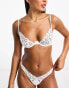 Фото #2 товара ASOS DESIGN Lorna bridal premium embroidered underwired bra in white