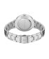Women's 3 Hands Silver-Tone Stainless Steel Bracelet Watch 32 mm