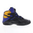 Фото #1 товара Reebok Shaq Attaq Mens Black Synthetic Lace Up Athletic Basketball Shoes