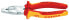KNIPEX 01 06 160 - Lineman's pliers - Chromium-vanadium steel - Plastic - Red/Orange - 16 cm - 201 g