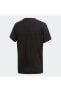 Düz Siyah Erkek T-Shirt DV2905 TREFOIL TEE