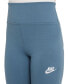 ფოტო #3 პროდუქტის Big Girls' Sportswear Classic High-Waisted Leggings