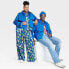 Фото #1 товара Black History Month Sammy B Adult Plus Size Cropped Shacket - Blue 3X