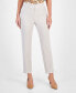 Фото #4 товара Women's Mid-Rise Fly-Front Slim-Fit Pants