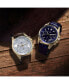 ფოტო #3 პროდუქტის Men's Liverpool Watch with Silicone, Leather Strap, Solid Stainless Steel , IP Gold, Chronograph